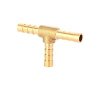 LDHNFBYV Raccordo a T con portagomma a 3 Vie in Ottone, 4-19 mm, con riduzione uguale(19 x 19 x 19mm)