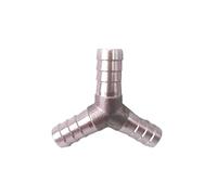 LDHNFBYV Raccordo for Tubo Flessibile Tipo Y a 3 Vie con Attacco a innesto da 6-25 mm in Acciaio Inossidabile 304(14mm)