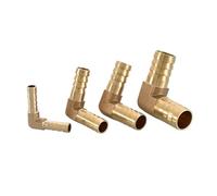 LDHNFBYV Riduttore uguale 4 5 6 8 10 12 13 14 16 19 25 mm Raccordo for Tubo Flessibile a Gomito a 90 Gradi in Ottone r Adattatore(8mm To 8mm)
