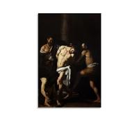 LdinMEX Caravaggio Artwork - Stampa artistica da parete su tela, motivo: Flagellazione di Cristo, decorazione per la casa, idea regalo, 20 x 30 cm