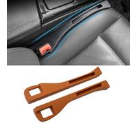 LDJSNC 2 Pezzi Riempitivo Sedili Auto per Jaguar Fpace FType Coupe Ipace XE XF XJ XK Epace XEL XFL, Stop alla Caduta Lmpermeabile Riempitivi Seggiolino, Multifunzionale Auto Accessori,B Orange