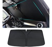 LDJSNC Auto Parabrezza Parasole per Fiat Freemont, Contro I Raggi UV Parabrezza Anteriore Visiera Pieghevole Sun Shades Windshield Cover, Interno Accessori