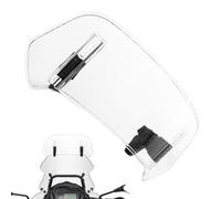 LDJSNC Parabrezza Moto per Honda Crossrunner 2011-2019, Spoiler Parabrezza Moto Deflettore Regolabile Clip-On, Estensione Deflettori per Parabrezza Moto Antivento,A Transparent-360mm×140mm