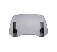 LDJSNC Parabrezza Moto per Honda Sh 300 2008-2019, Estensione Parabrezza Regolabile a Clip, Deflettore Vento Moto Universale, Riduzione Rumore e Protezione Vento,B-Smoke