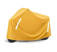 LDJSNC Telo Coprimoto per Piaggio Vespa GTS GTV 250 300, Oxford Tessuto Impermeabile Anti-UV a Prova di Polvere Resistente alla Neve Telo Copri Moto Esterno,C Yellow