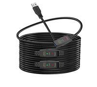 LDKCOK Cavo di prolunga USB 3.0 attivo da maschio a femmina, cavo di prolunga USB per chiavetta USB, lettore di schede, disco rigido, tastiera, Playstation, Xbox, VR, stampante, fotocamera, computer portatile