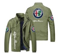 LDKH Abbigliamento Alfa Romeo Stelvio Brera 147 156 159 Giulietta Giulia. Felpa con cappuccio, giacca a maglia per esterni, abbigliamento sportivo classico, abbigliamento da corsa, XL-C