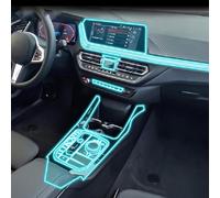 LDKH Pellicola Trasparente in TPU per BMW F40 Serie 1 2019-2022, Pellicola Protettiva per Display, AntiGraffio Cruscotto di Navigazione della Console Centrale,Style B for LHD-Transparent