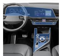 LDKH Pellicola Trasparente in TPU per KIA NIRO SG2 2022-2023, Pellicola Protettiva per Display, AntiGraffio Cruscotto di Navigazione della Console Centrale,Style A 353mm-transparent