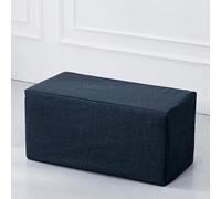 LDLCYCN Blueb,100x40x40cm, Copertura Ottomana Slipcover Ottomano Quadrato con Fascia Elastica Inferiore Copertura Protettore Ottomano Copertura Sgabello per Soggiorno Camera da Letto