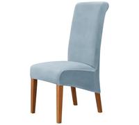 LDLCYCN Blued,6pcs, 4Pcs/6Pcs Coperture Sedia da Pranzo Velluto Stretch Sedia da Pranzo Slipcover Sala da Pranzo Grande Protettore Sedia per Pranzo Cucina Sala Banchetto Ristorante