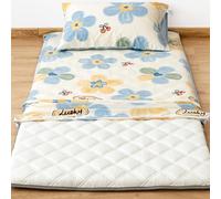 LDLCYCN C,56x100cm, Custodia Materasso Futon 100% Cotone con Cerniera per Full/Queen/King Size Copertura Pieghevole Futon Pavimento Giapponese Futon Tradizionale Materasso Protettore