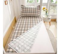 LDLCYCN D,120x200cmFULL, Custodia Materasso Futon 100% Cotone Regina/Re/Doppia Dimensione con Cerniera Materasso Pavimento Copertura Letto Tappeto da Letto Materasso RV per Camera da Letto