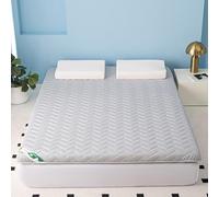 LDLCYCN Grey/5cm,70x170cm, Pavimento Futon Materasso Topper Spessore 5Cm/8Cm Giapponese Futon Materasso Pad Traspirabile Confortevole Pieghevole Cuscinetto da Letto per Dormitori