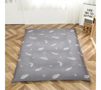LDLCYCN K,180x220cm, Copertura Materasso Futon Doppio Full Queen Size Protezione Materasso Antipolvere con Cerniera Avvolgimento Completo Rotolo Morbido Comodo Copertura Letto Lavabile