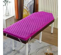 LDLCYCN Purple/t,180 * 60cm, Memoria Schiuma Massaggio Letto Materasso Topper Senza Foro Massaggio Spa Pad Lash Bed Mattress Topper con Fascia Elastica Spessore 6Cm Testa Trapezoidale Quadrata