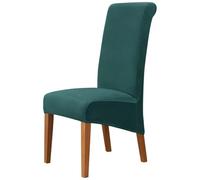 LDLCYCN Verde,6pcs, 4Pcs/6Pcs Coperture Sedia da Pranzo Velluto Stretch Sedia da Pranzo Slipcover Sala da Pranzo Grande Protettore Sedia per Pranzo Cucina Sala Banchetto Ristorante