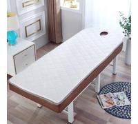 LDLCYCN White(r),75 * 190cm, 6 Cm di Spessore Spugna Materasso Topper per Tavolo da Massaggio Topper Materasso Salone di Bellezza Materasso Letto Spa Pad Testa Trapezoidale Rotonda Quadrata