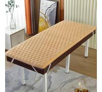 LDLCYCN Yellow/s,190 * 75cm, Memoria Schiuma Massaggio Letto Materasso Topper Senza Foro Massaggio Spa Pad Lash Bed Mattress Topper con Fascia Elastica Spessore 6Cm Testa Trapezoidale Quadrata