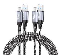 LDLrui Cavo di trasferimento dati da USB A a USB C, 10 Gbps 6 FT 2 pacchi, caricabatterie USB tipo C, cavo di ricarica USB 3.2 Gen 2 ad alta velocità, console PS5, telefono Android e altro ancora