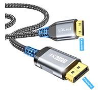 LDLrui Cavo da DisplayPort a Mini HDMI, 1,5 m, UHD 4K a 30 Hz DP a Mini HDMI, cavo unidirezionale (nylon, resistente alla piegatura) per desktop, laptop, monitor portatile, AMD, NVIDIA, ARZOPA,