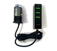 LDNIO Caricabatteria da auto rapido C61 Auto-ID con 4 porte USB Qualcomm 3.0 - G