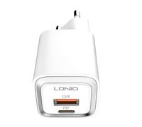 LDNIO MFi Wall Charger A2318M, USB-C+USB, USB-C to Lightning 20W