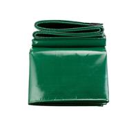 LDQBF Telo Impermeabile, 1.5x2.5m 520g/m² pvc copertura telone con occhielli impermeabile telone impermeabile per esterno multiuso verde