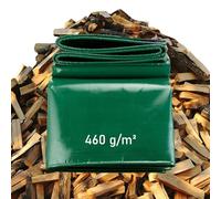 LDQBF Telone in impermeabile,0.5x2.5m 460g/m² pvc teloni con occhielli rinforzati per mobili,multiuso portatile,leggero,accessorio per automobile o per il campeggio verde