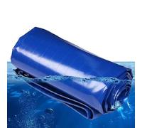 LDQBF Telone Occhiellato, 2x5m 520g/m² pvc copri telo in tessuto e protettivo, telone rinforzato occhiellato ombreggiante per gazebo piscina campeggio mobili giardino blu