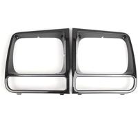 ldrsrtx Faro, per cornice nera lucida Telaio faro Materiale ABS | Copertura esterna, 1997-2001 Sostituisce 5EM72SW1 5EM73SW1