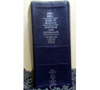 LDS Mormon Mini Quad Indexed Scripture Set 6" Tall by 4" Wide Contains Holy Bible, Book of Mormon, Doctrine and Covenants, and Pearl of Great Price
