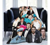 Ldsgdfst Coperta Aaron Taylor-Johnson in morbido e confortevole pile di lana coperta per divano, ufficio, auto, campeggio, yoga, viaggi, decorazione per la casa, coperta da spiaggia in peluche