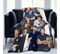 Ldsgdfst Coperta Derek Shepherd morbida e confortevole in pile di lana coperta per divano, ufficio, auto, campeggio, yoga, viaggi, decorazione per la casa, accogliente coperta da spiaggia in peluche,