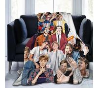 Ldsgdfst Coperta Jace Norman in morbido e confortevole pile di lana coperta per divano, ufficio, auto, campeggio, yoga, viaggi, decorazione per la casa, accogliente coperta da spiaggia in peluche