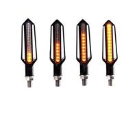 LDUTIU Per CB 599 919 400 Per CB600 Per H&ornet Per MSX Per CB400 Per CB500F Per CB500X Moto Indicatori Di Direzione Che Scorre Led Direzione(2 Pieces Red)