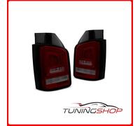 LDVWL7 COPPIA FARI FANALI POSTERIORI INDICATORE SEQ LED COMPLETO FUMO ROSSO VW T