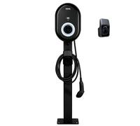 LDY Wallbox - Supporto da parete per vestel, installazione autoportante per vialetto o parcheggio, per esterni, in metallo con supporto a spina, Vestel Wallbox