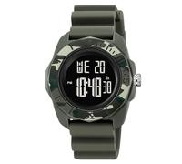 LDZDGD Orologio Digitale da Uomo Stile Militare Outdoor, Multifunzione, Impermeabile 50M con Cronometro, Sveglia, Retroilluminazione EL, Quadrante Grande(Camo)
