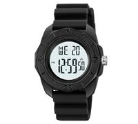 LDZDGD Orologio Digitale da Uomo Stile Militare Outdoor, Multifunzione, Impermeabile 50M con Cronometro, Sveglia, Retroilluminazione EL, Quadrante Grande(Black 2)