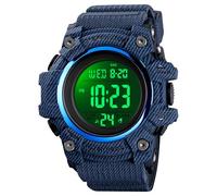 LDZDGD Orologio Sportivo Digitale Tattico da Uomo, Impermeabile 50M, Stile Militare con Retroilluminazione, Allarme, Cronometro, Ora Doppia, Timer, Formato 12 e 24 Ore(Color 3)