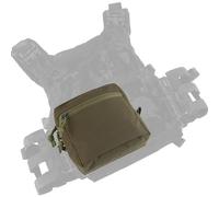 LDZDGD Tasca Utility Molle GP, Borsa Porta Accessori Multifunzione con Tasca Frontale con Zip, Interno Hook-And-Loop, per Cintura Gilet e Zaino(Green)