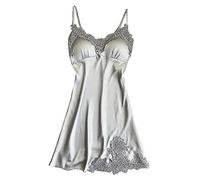 LDZYXY Body Sexydonna Lingerie Hot Perizomi Vestito Sexy Trav Rosso Donna Imbottito Intimo Pizzo Vestiti Hard (A1-D'argento, L)