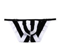 LDZYXY Intimo Uomo Boxer Sexy Mutande Slip Cotone Bianco Tanga Perizoma da 6 Colorati (Grigio Scuro, S)