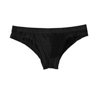 LDZYXY Intimo Uomo Sexy Lingerie Hard per Sesso Maglia Intima Caldo Cotone Lab Micro Perizoma Mare Costume Bagno (Nero, XXL)