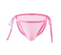 LDZYXY Intimo Uomo Sexy Maglietta Elasticizzata Mutande Boxer Cotone Perizoma Hot Aperto Davanti Slip Microfibra Sensì XL (Rosa, M)