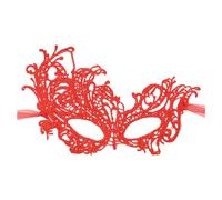 LDZYXY Maschera Veneziana Donna Coppia Maschere Di Pizzo Uomo Donne Sexy Maschera Occhi Per Festa Da Ballo Maschera Veneziana Costume Maschere Carnevale Venezia Maschera Veneziana Uomo Nera Rosso