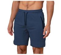 LDZYXY Pantaloncini Uomo Cargo per Esterni Leggeri con Multi-Tasche Estivi Casual Zig Zag Corta Slim Sportivi Spiaggia Shorts Taglie Forti per Il Tempo Libero (Marina Militare, S)