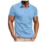 LDZYXY Pasqua Regali Polo Shirt Uomo Maglie Cotone Intimo Maglietta Bianca Maniche Corte Magliette 50 Anni Divertenti Maglia (Blu, XXL)