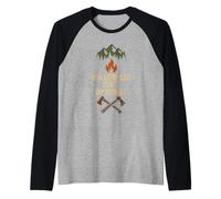 Le abilità del Deserto del bushcraft sopravvissute Si Adattano a resistere Maglia con Maniche Raglan